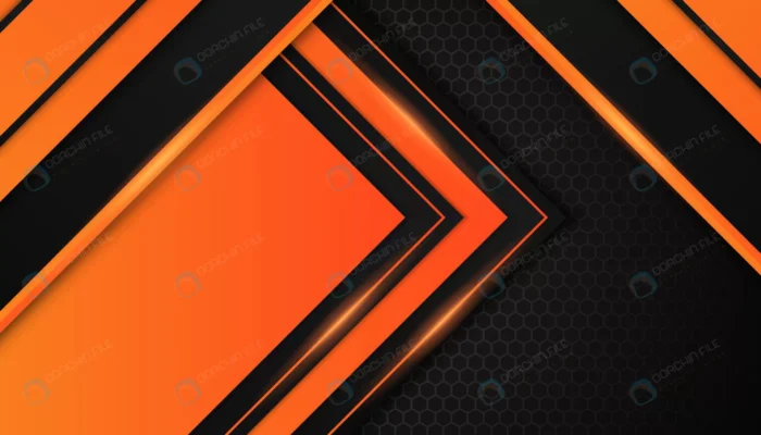 abstract orange geometric shapes dark background. crc2f21bc33 size3.37mb 1 - title:وکتور طراحی اشکال هندسی با پس زمینه مشکی - اورچین فایل - format:EPS - وکتور - sku:crc2f21bc33 - keywords: p_id:50077