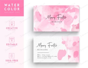 abstract pink background watercolor business card crce5b9f7ee size8.33mb - title:Home - اورچین فایل - format: - sku: - keywords: p_id:18