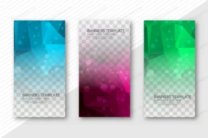 abstract polygon transparent banners set template crcf87da3cb size0.78mb - title:Home - اورچین فایل - format: - sku: - keywords: p_id:18