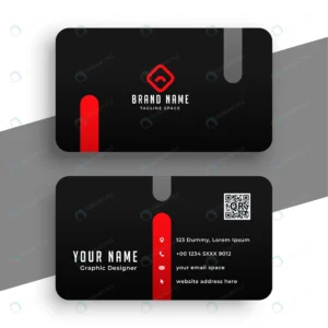 abstract red black business card minimal template crc81fc128a size864.49kb 1 - title:Home - اورچین فایل - format: - sku: - keywords: p_id:18