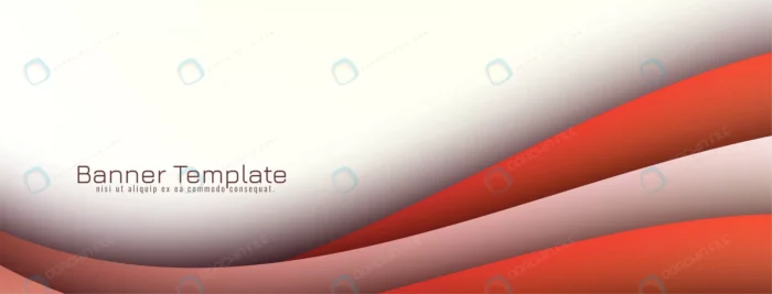 abstract stylish wave design crccfb10f63 size1.70mb - title:بنر با پس زمینه سفید و قرمز - اورچین فایل - format:EPS - وکتور - sku:crccfb10f63 - keywords: p_id:89167