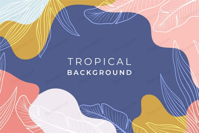 abstract tropical background crcc38c3a6d size1.98mb - title:بکگراند با برگ های گرمسیری - اورچین فایل - format:EPS - وکتور - sku:crcc38c3a6d - keywords:بکگراند با برگ های گرمسیری p_id:104409