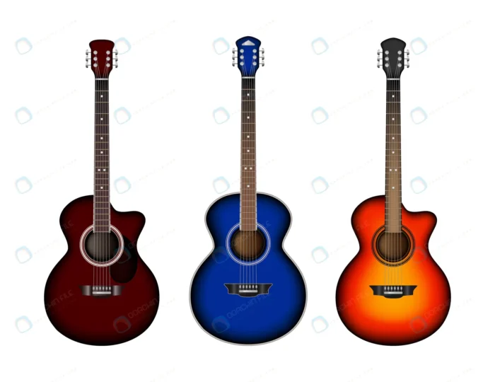 acoustic guitar set bright realistic guitars crc8a9744e8 size3.98mb - title:وکتور مجموعه گیتار آکوستیک - اورچین فایل - format:EPS - وکتور - sku:crc8a9744e8 - keywords: p_id:38353