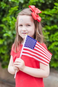 adorable little girl holding american flag outdoor rnd958 frp4692897 - title:Home - اورچین فایل - format: - sku: - keywords: p_id:18