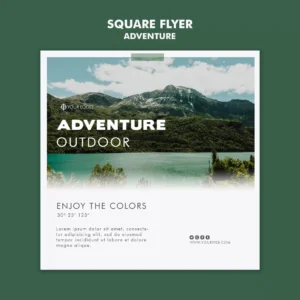 adventure flyer template design - title:Home - اورچین فایل - format: - sku: - keywords: p_id:18