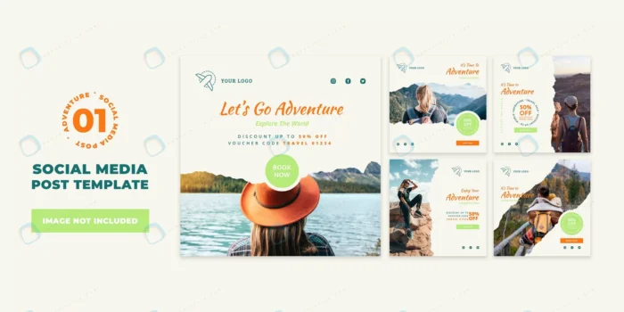 adventure sale social media post template rnd731 frp10063662 - title:قالب لایه باز پست اینستاگرام مسافرتی و گردشگری - اورچین فایل - format:PSD - فتوشاپ - sku:frp10063662 - keywords: p_id:67051