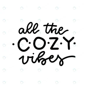 all cozy vibes inspirational lettering quote white rnd913 frp17274168 - title:Home - اورچین فایل - format: - sku: - keywords: p_id:18