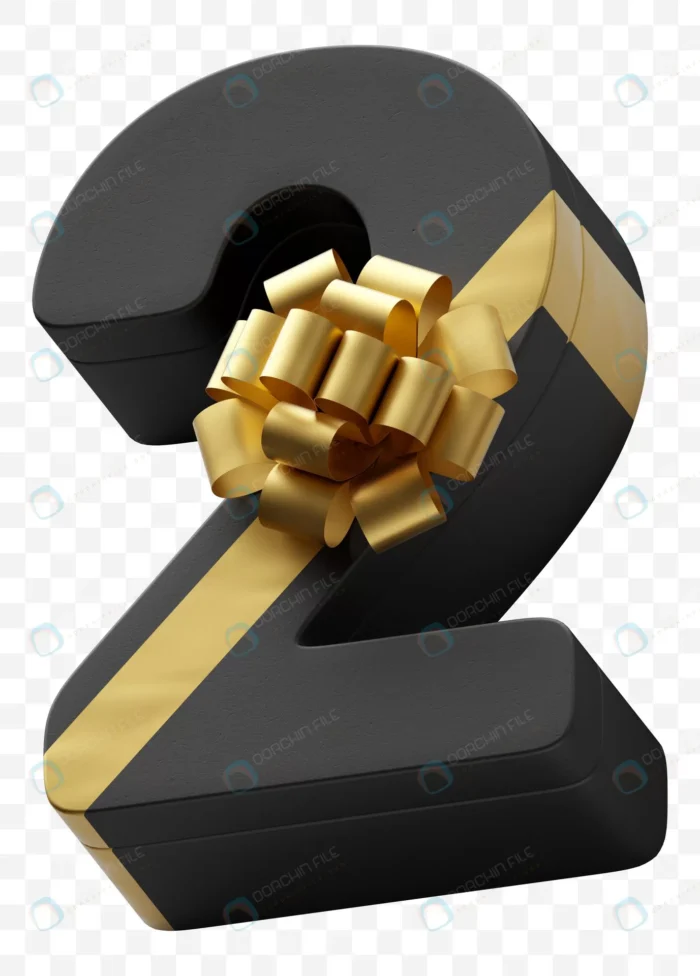 alphabet number 2 gift box wrapped dark black pap crc9d093882 size41.69mb - title:لایه باز رندر عدد 2 - اورچین فایل - format:PSD - فتوشاپ - sku:crc9d093882 - keywords: p_id:53625