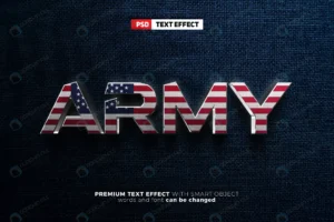 american army steel silver metal 3d editable text rnd368 frp27752850 - title:Home - اورچین فایل - format: - sku: - keywords: p_id:18