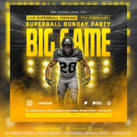 american football player flyer social media templa rnd859 frp20741364 - title:Home Main - اورچین فایل - format: - sku: - keywords: p_id:18