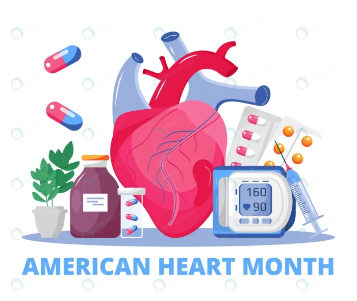 american heart month concept vector heart disease crcb726b856 size2.25mb - title:وکتور المان های پزشکی - اورچین فایل - format:EPS - وکتور - sku:crcb726b856 - keywords: p_id:78165