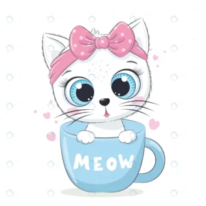 animal illustration with cute little cat cup crc8d312408 size2.19mb - title:Home - اورچین فایل - format: - sku: - keywords: p_id:18