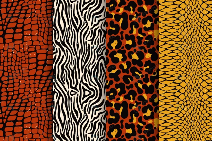 animal print pattern collection crc2d0442e2 size3.62mb - title:مجموعه وکتور پترن های پوست حیوانات - اورچین فایل - format:EPS - وکتور - sku:crc2d0442e2 - keywords: p_id:55256
