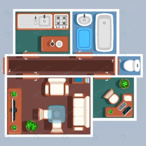 apartment floor plan with furniture crc1133db61 size1.45mb - title:Home - اورچین فایل - format: - sku: - keywords: p_id:18