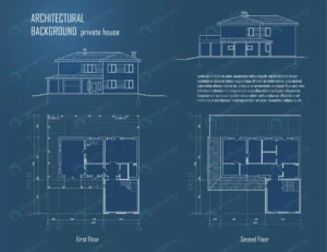 architectural project floor plan house modern vil crc4d2808e6 size2.19mb - title:Home - اورچین فایل - format: - sku: - keywords: p_id:18