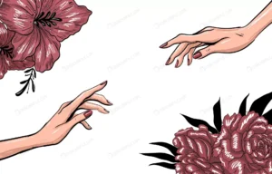 art fashion template with hands flowers crcbccbcf83 size4.53mb - title:Home - اورچین فایل - format: - sku: - keywords: p_id:18