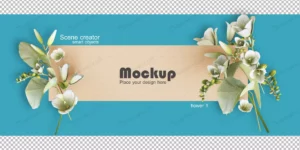 assorted flower frame illustration mockup crc3d888884 size73.49mb - title:Home - اورچین فایل - format: - sku: - keywords: p_id:18