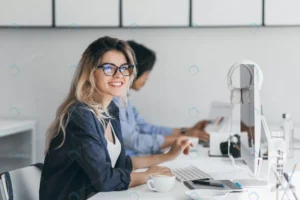 attractive laughing freelancer woman posing with crc14fd8ba8 size7.76mb 5760x3840 1 - title:Home - اورچین فایل - format: - sku: - keywords: p_id:18