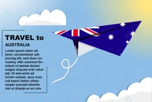 australia travel vector banner with paper flag tex rnd791 frp31519279 - title:Home - اورچین فایل - format: - sku: - keywords: p_id:18