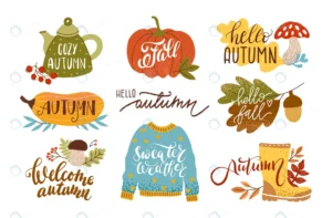 autumn cozy sticker set with lettering pumpkin swe rnd654 frp29923470 - title:Home - اورچین فایل - format: - sku: - keywords: p_id:18