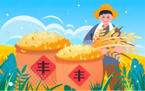 autumn grain harvest illustration farm farmers har rnd902 frp18629546 - title:Home - اورچین فایل - format: - sku: - keywords: p_id:18