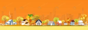 autumn landscape city illustration panorama view crca28f7e34 size6.28mb - title:Home - اورچین فایل - format: - sku: - keywords: p_id:18