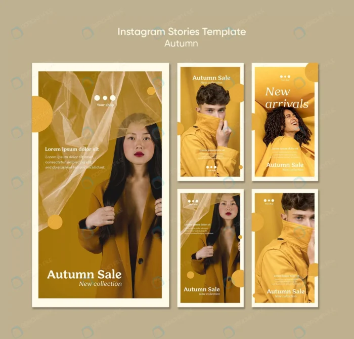 autumn sale instagram stories template crc786bcf70 size92.57mb 1 - title:قالب استوری اینستاگرام برای مد و فشن با تم پاییزی - اورچین فایل - format:PSD - فتوشاپ - sku:crc786bcf70 - keywords: p_id:45701