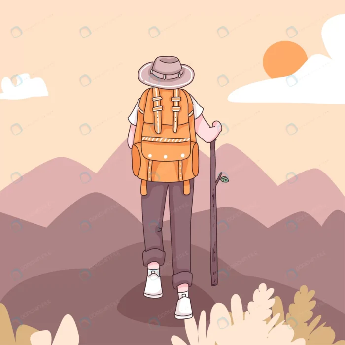 back adventure man with backpack hiking climbing crc77dd27d9 size1.64mb - title:وکتور کاراکتر مرد گردشگر در کوهستان - اورچین فایل - format:EPS - وکتور - sku:crc77dd27d9 - keywords:وکتور کاراکتر مرد گردشگر در کوهستان, وکتور, دانلود رایگان, فایل تکی, کاراکتر, کوه, گردشگری و توریزم, وکتور رایگان p_id:58166
