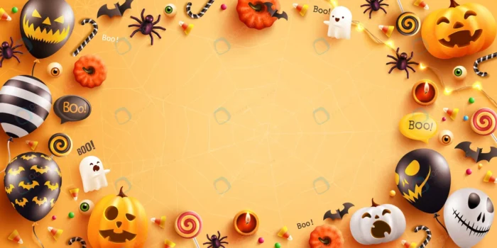 background halloween with halloween ghost balloon crcdc3ed007 size27.81mb - title:وکتور بکگراند سه بعدی ویژه هالووین - اورچین فایل - format:EPS - وکتور - sku:crcdc3ed007 - keywords: p_id:64442