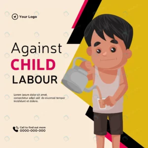 banner design against child labour cartoon style i rnd521 frp21721686 - title:Home - اورچین فایل - format: - sku: - keywords: p_id:18