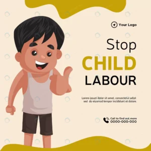 banner design stop child labour cartoon style illu rnd210 frp21721690 - title:Home - اورچین فایل - format: - sku: - keywords: p_id:18