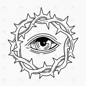 barbed wire eye hand drawing illustration vector rnd598 frp18975721 - title:Home - اورچین فایل - format: - sku: - keywords: p_id:18