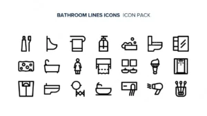 bathroom lines icons rnd115 frp25691393 - title:Home - اورچین فایل - format: - sku: - keywords: p_id:18