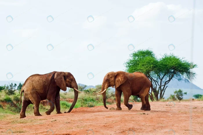 battle elephants crc015daa18 - title:عکس استوک فیل ها - اورچین فایل - format:JPG - استوک - sku:crc015daa18 - keywords: p_id:58969