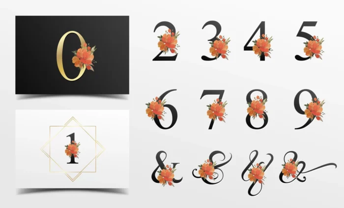 beautiful alphabet collection with watercolor flo crc4bcfbdda size13.17mb - title:دانلود اعداد و حروف انگلیسی تزئین شده - اورچین فایل - format:EPS - وکتور - sku:crc4bcfbdda - keywords: p_id:38055