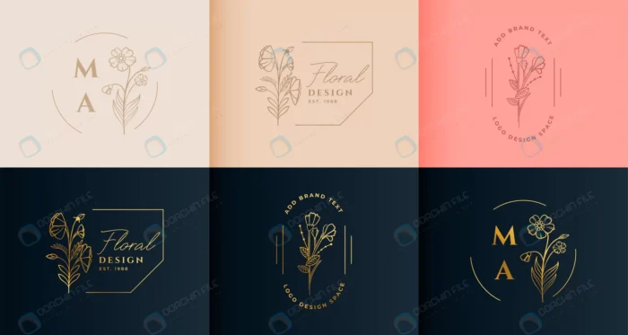 beautiful flower floral logotype collection minim crceb6fcb9d size1.48mb - title:مجموعه لوگو طرح فلورال با فرمت وکتور - اورچین فایل - format:EPS - وکتور - sku:crceb6fcb9d - keywords: p_id:90231