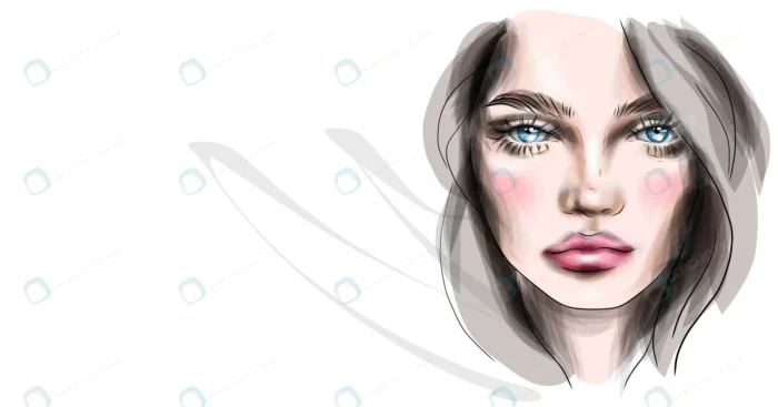 beautiful girl with bright makeup 1.webp crcff97a580 size3.02mb 1 - title:وکتور خانم چشم آبی مناسب سالن زیبایی - اورچین فایل - format:EPS - وکتور - sku:crcff97a580 - keywords: p_id:47460