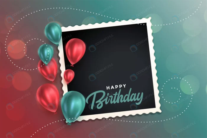 beautiful happy birthday card with balloons photo crc3447e37f size2.5mb - title:دانلود وکتور طرح کارت تبریک تولد - اورچین فایل - format:EPS - وکتور - sku:crc3447e37f - keywords: p_id:34563