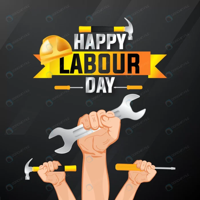 beautiful labor day design rnd302 frp26018958 - title:وکتور تبریک روز کارگر - اورچین فایل - format:EPS - وکتور - sku:frp26018958 - keywords: p_id:74509