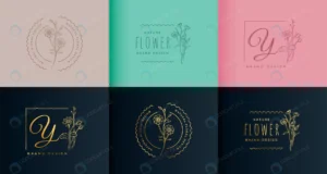 beautiful monogram flower logotype collection des crc38fc8428 size1.62mb - title:Home - اورچین فایل - format: - sku: - keywords: p_id:18