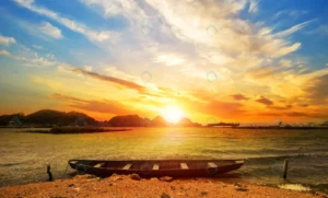 beautiful sunset beach landscape with boat crcbfcb9d0b size9.42mb 4796x2900 - title:Home - اورچین فایل - format: - sku: - keywords: p_id:18