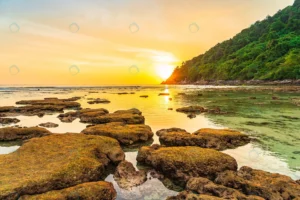 beautiful sunset mountain around beach sea ocean crc5037ea15 size18.47mb 5975x3983 - title:Home - اورچین فایل - format: - sku: - keywords: p_id:18