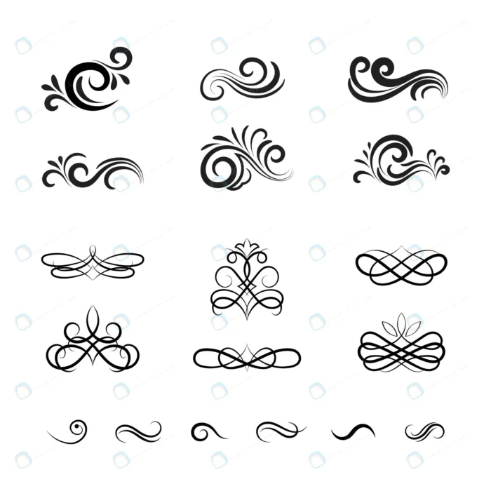 beautiful vintage vector decorative elements orna crcf2d86b7a size1.17mb - title:وکتور گل و بوته تزئینی - اورچین فایل - format:EPS - وکتور - sku:crcf2d86b7a - keywords: p_id:84957