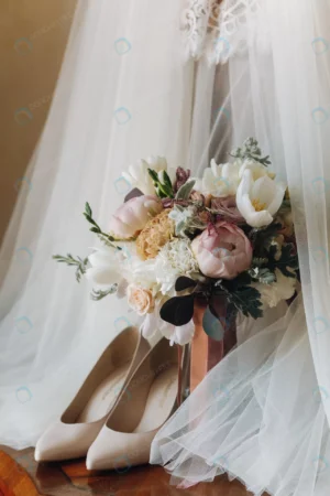 beautiful wedding shoes dress flower bouquet crcb6b560d2 size19.38mb 4480x6720 1 - title:Home - اورچین فایل - format: - sku: - keywords: p_id:18