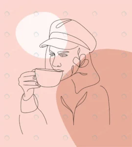 beautiful woman drinking coffee line art style.jp crc240f9b3e size1.77mb - title:Home - اورچین فایل - format: - sku: - keywords: p_id:18