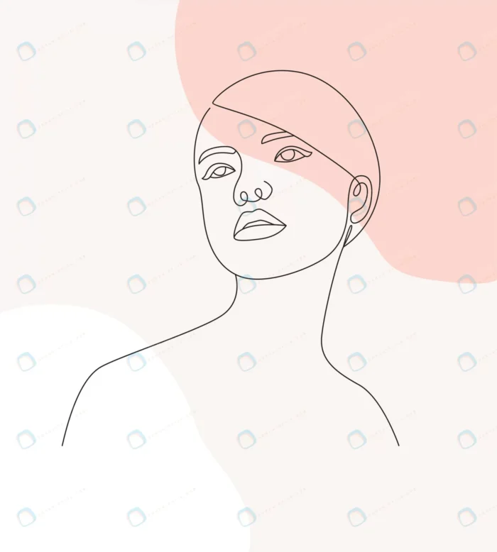 beautiful woman elegant line art style 3 crc1ec84b98 size1.07mb - title:وکتور تصویر خطی پرتره خانم - اورچین فایل - format:EPS - وکتور - sku:crc1ec84b98 - keywords: p_id:76807