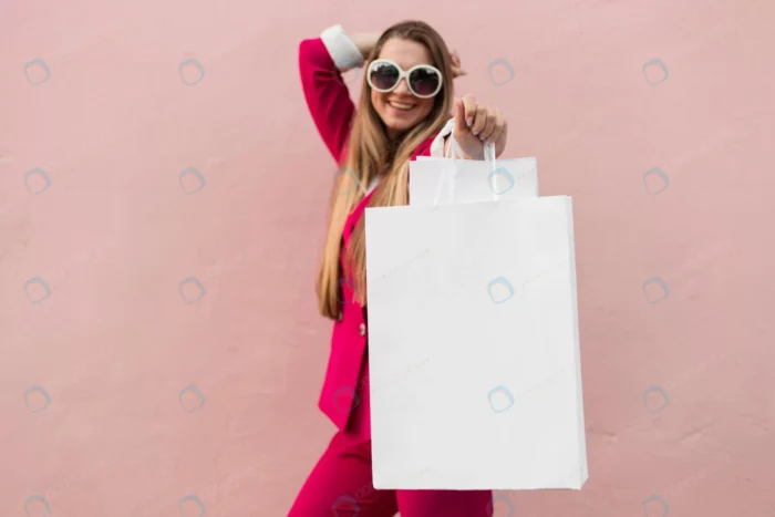 beautiful woman with black friday bag concept crc3a48c7b7 size58.91mb - title:موکاپ کیف دستی در دست خانم - اورچین فایل - format:PSD - فتوشاپ - sku:crc3a48c7b7 - keywords: p_id:41011