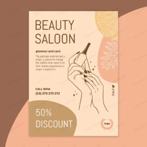 beauty salon flyer template crc68891941 size0.83mb - title:Home - اورچین فایل - format: - sku: - keywords: p_id:18