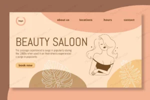 beauty salon landing page template crc370b02d3 size0.72mb - title:Home - اورچین فایل - format: - sku: - keywords: p_id:18