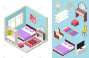 bedroom isometric crc578a90a0 size1.88mb - title:Home - اورچین فایل - format: - sku: - keywords: p_id:18